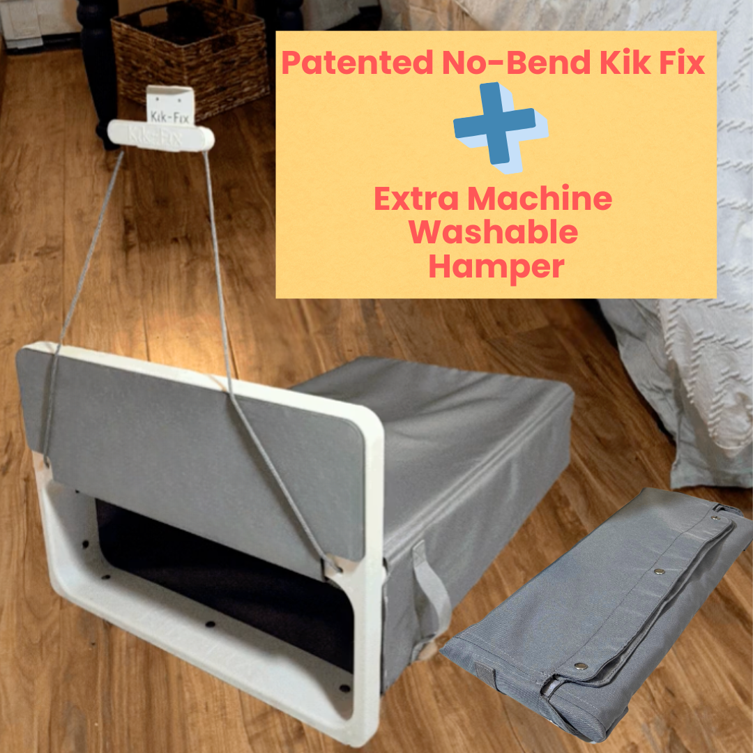 Patented No-Bend Kik-Fix + Extra Hamper Bundle